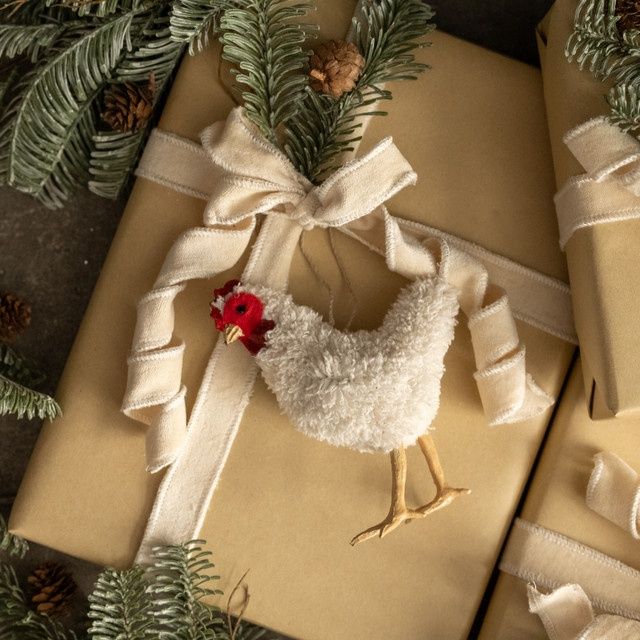 Ornament White Chicken