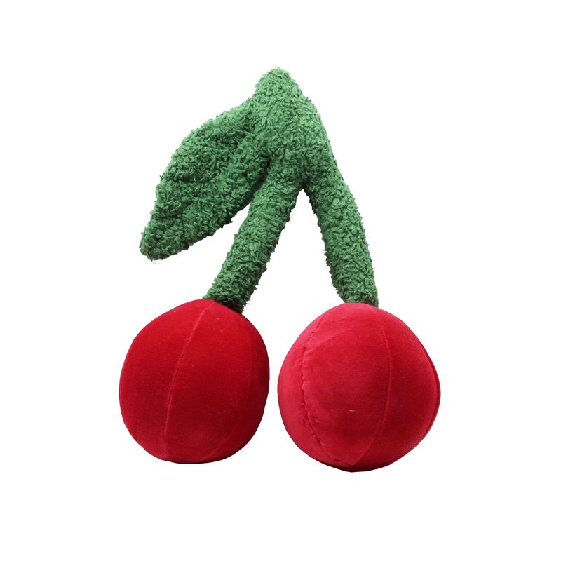 Cherry Shaped Pillow - Velveteen