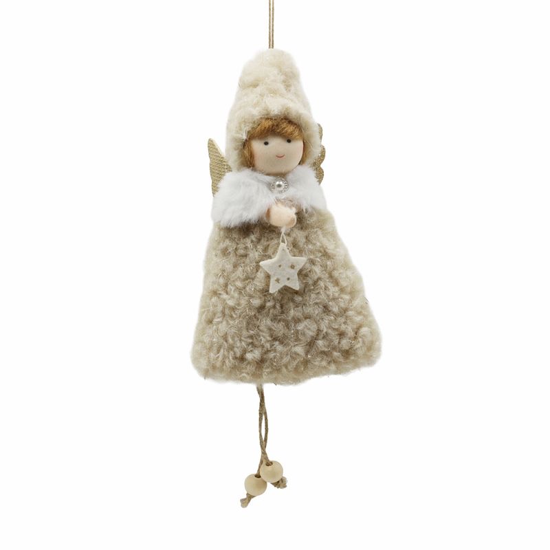 Winter Angels - Fluffy Ornaments