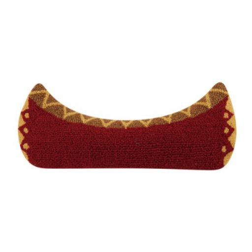 Canoe Shaped Hooked Pillow
