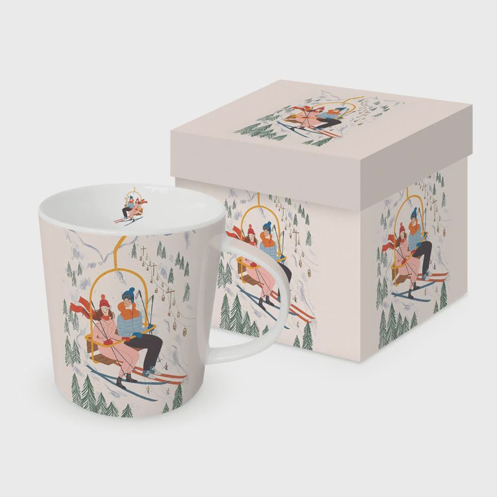 Mug In a Gift Box Zermatt Ski lift