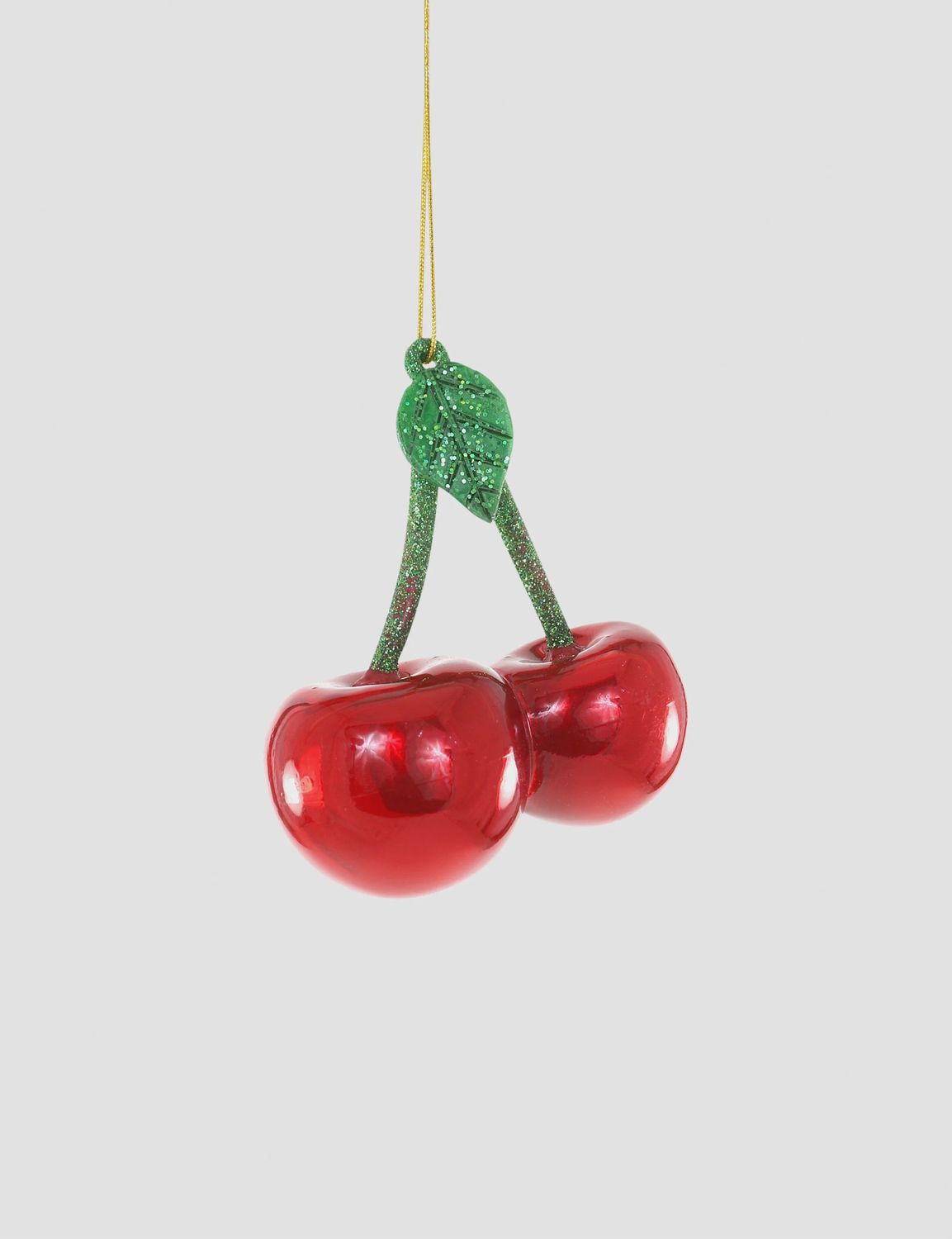 Glass Cherry Ornaments