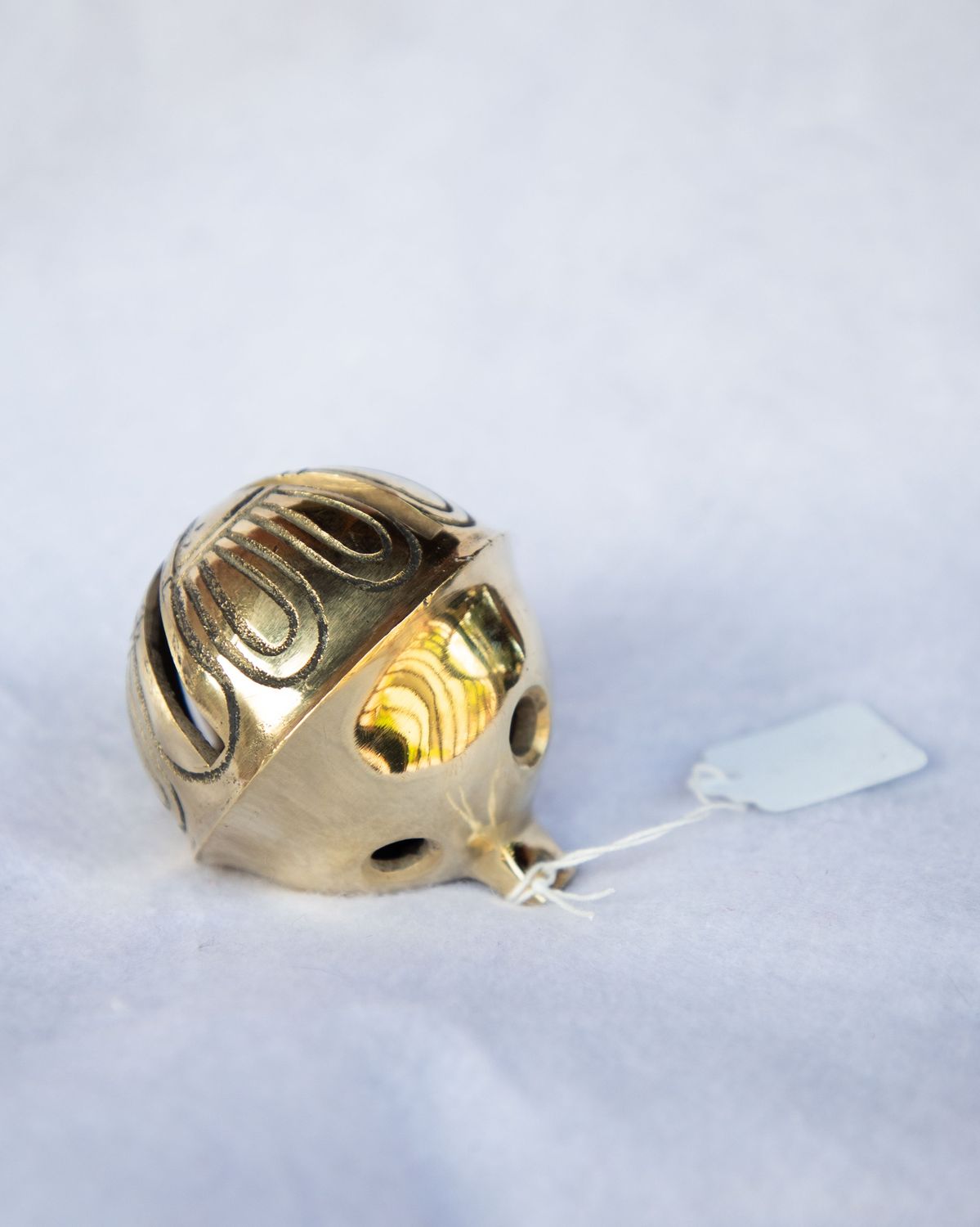 Solid Brass Sleigh Jingle Bell - Heirloom