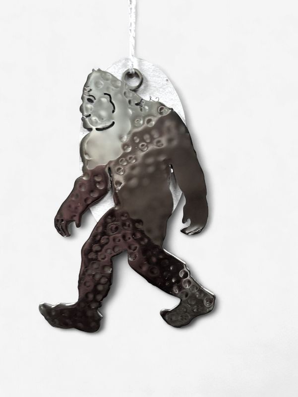 Hammered Brass Yeti - Ornament