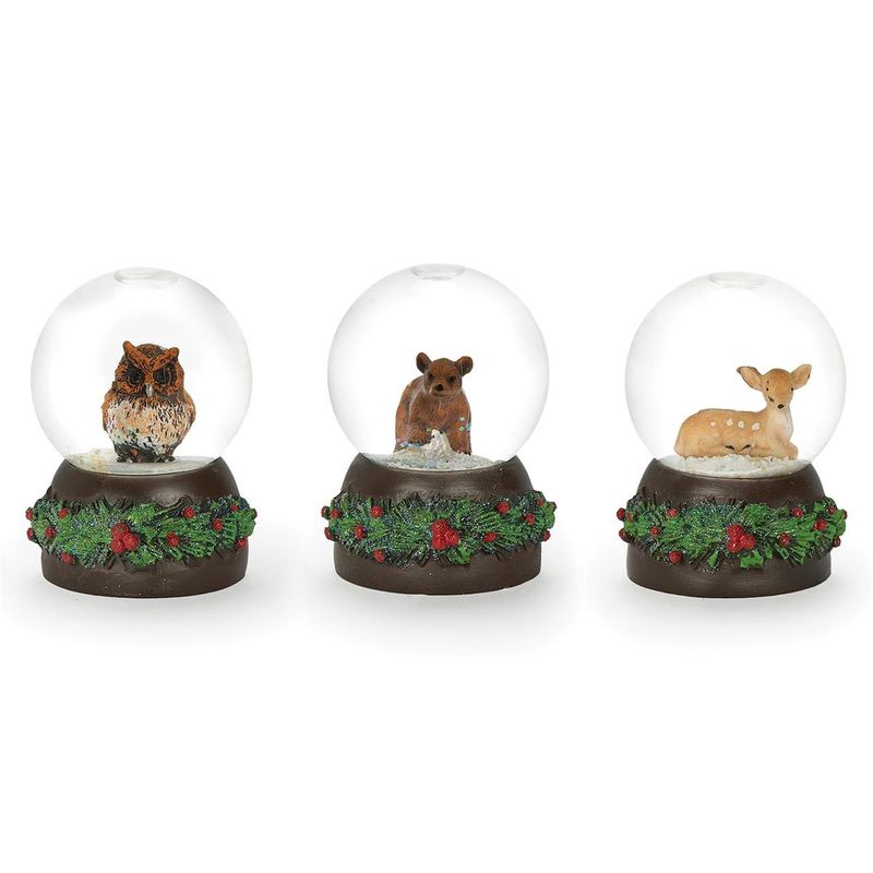 Mini Snow Globe - Northwest Animals