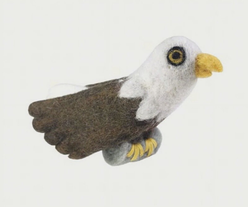 Ornament Felt Bald Eagle