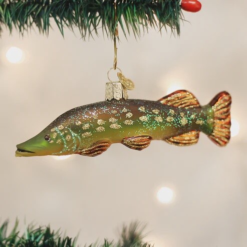 Glass Pike Ornament