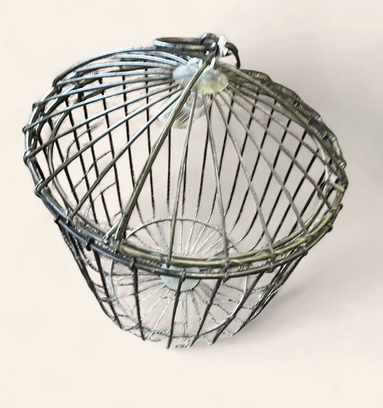 Cage Style Wire Basket - with Lid