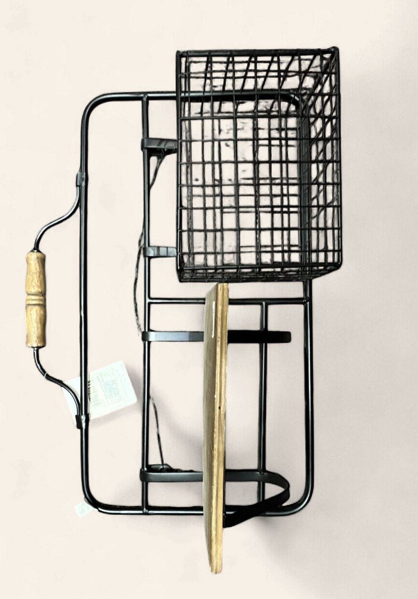 Black Basket Office Organizer