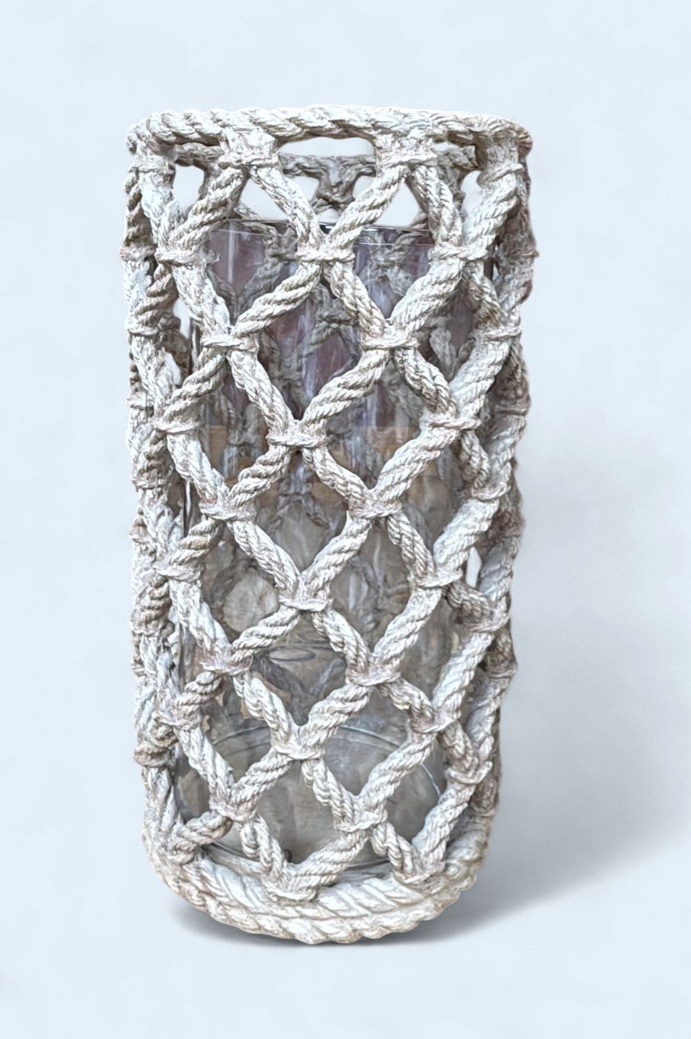 Nautical Candleholder with Glass Cylinder