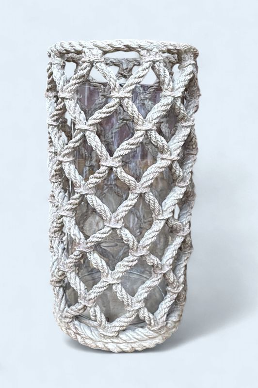 Nautical Candleholder with Glass Cylinder