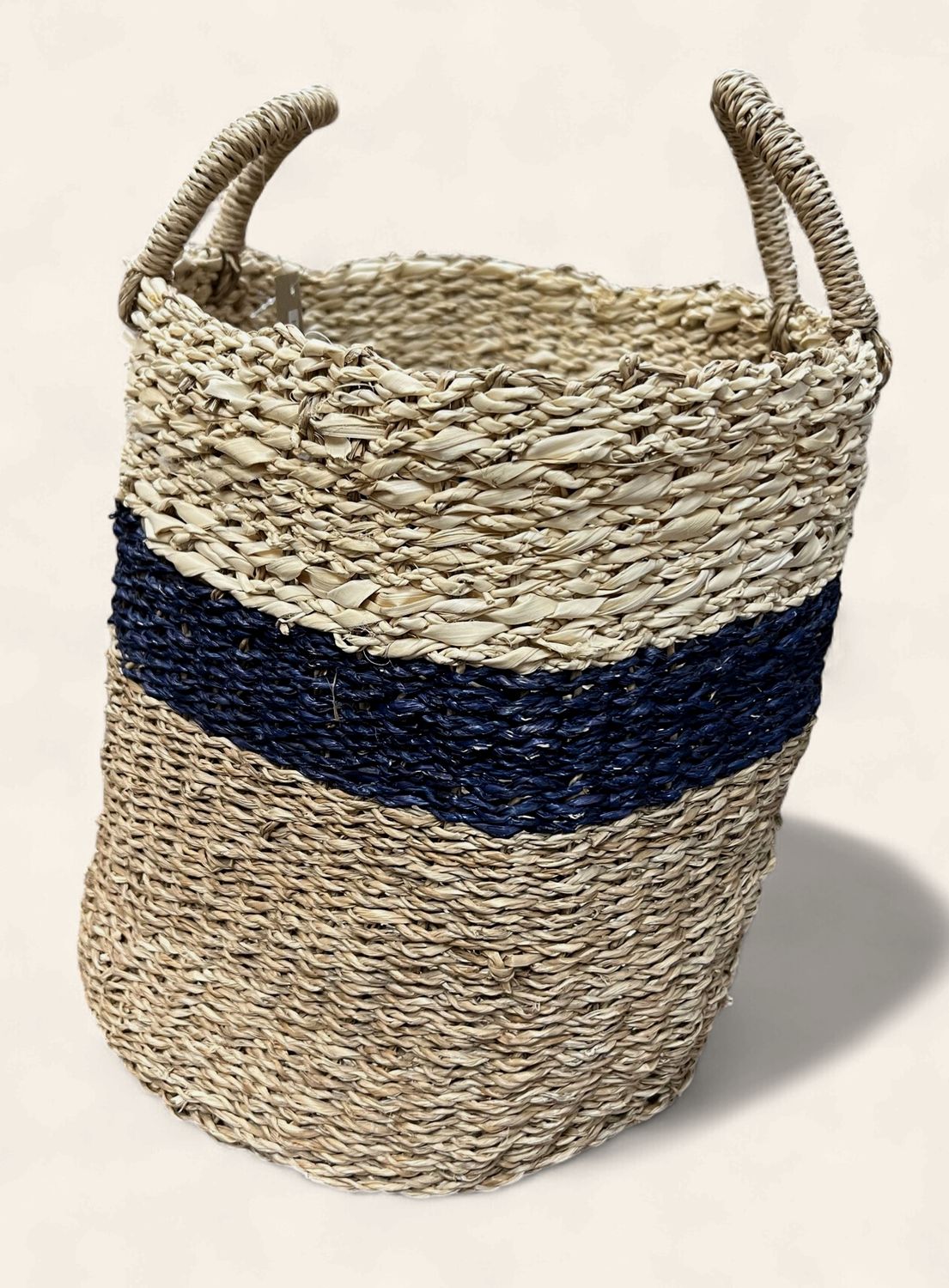 Tall Grass Basket with Handles
