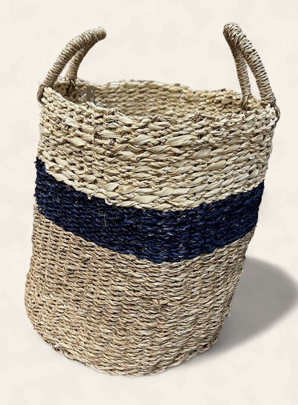 Tall Grass Basket with Handles