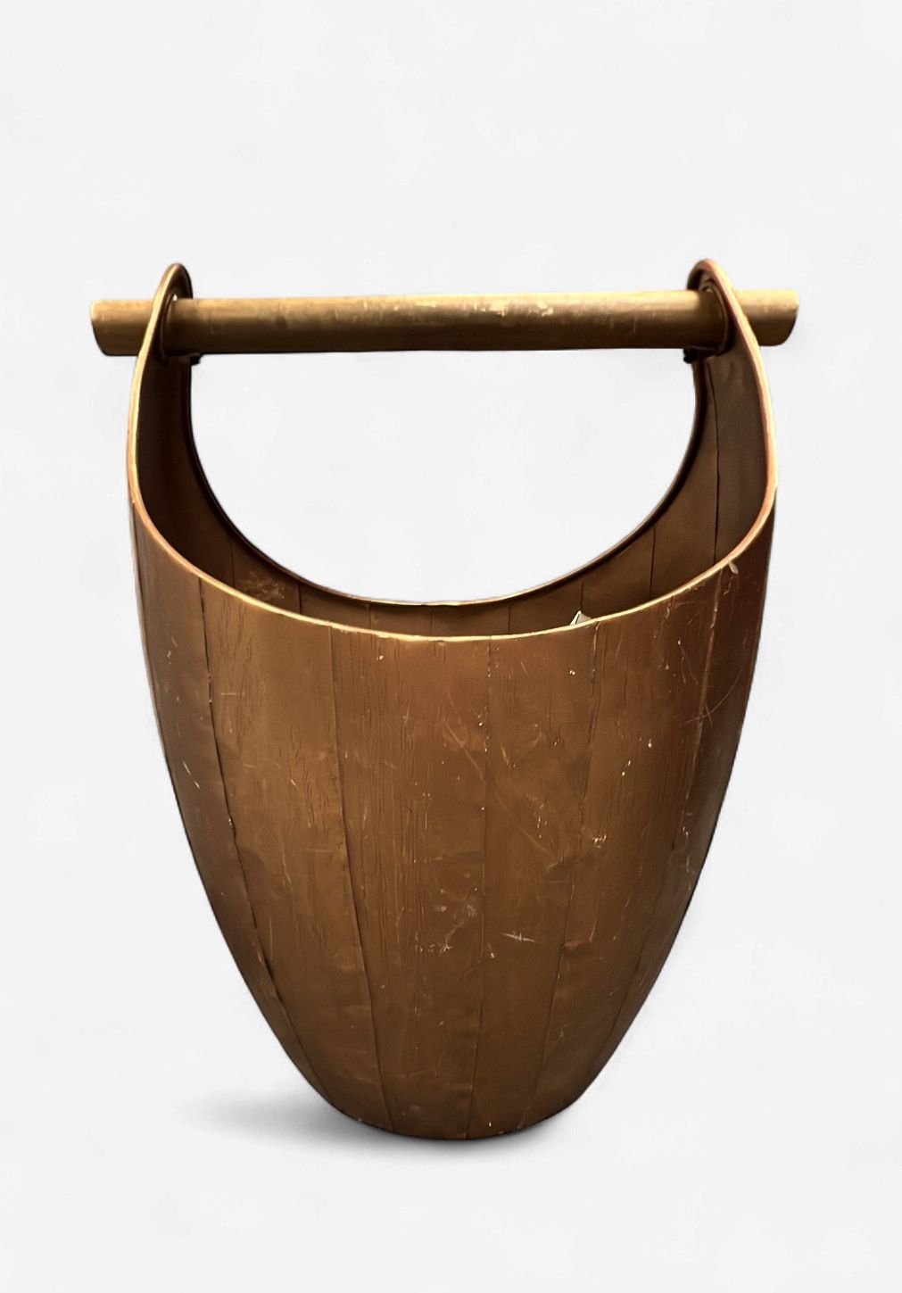 Bronze Metal Basket - Rustic