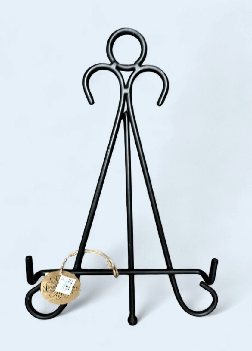 Black Easel - Plate Stand
