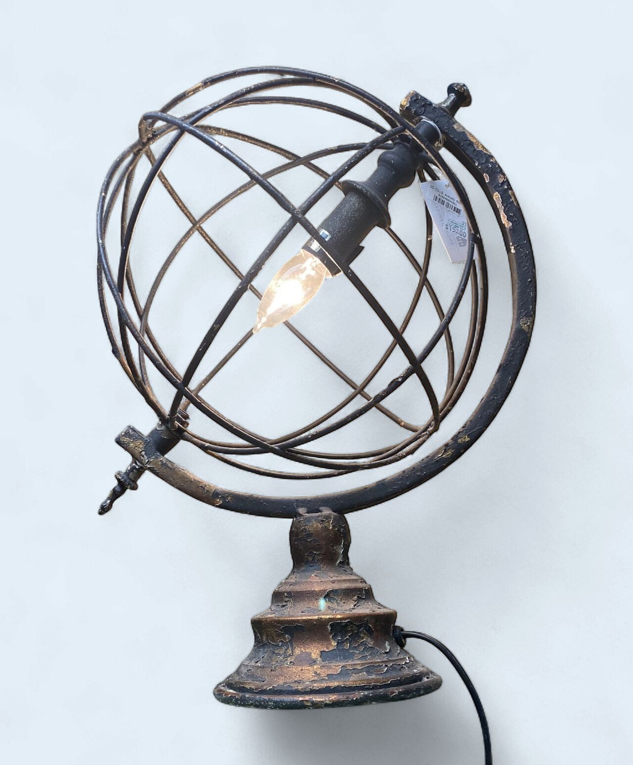 Globe Lamp -  Metal