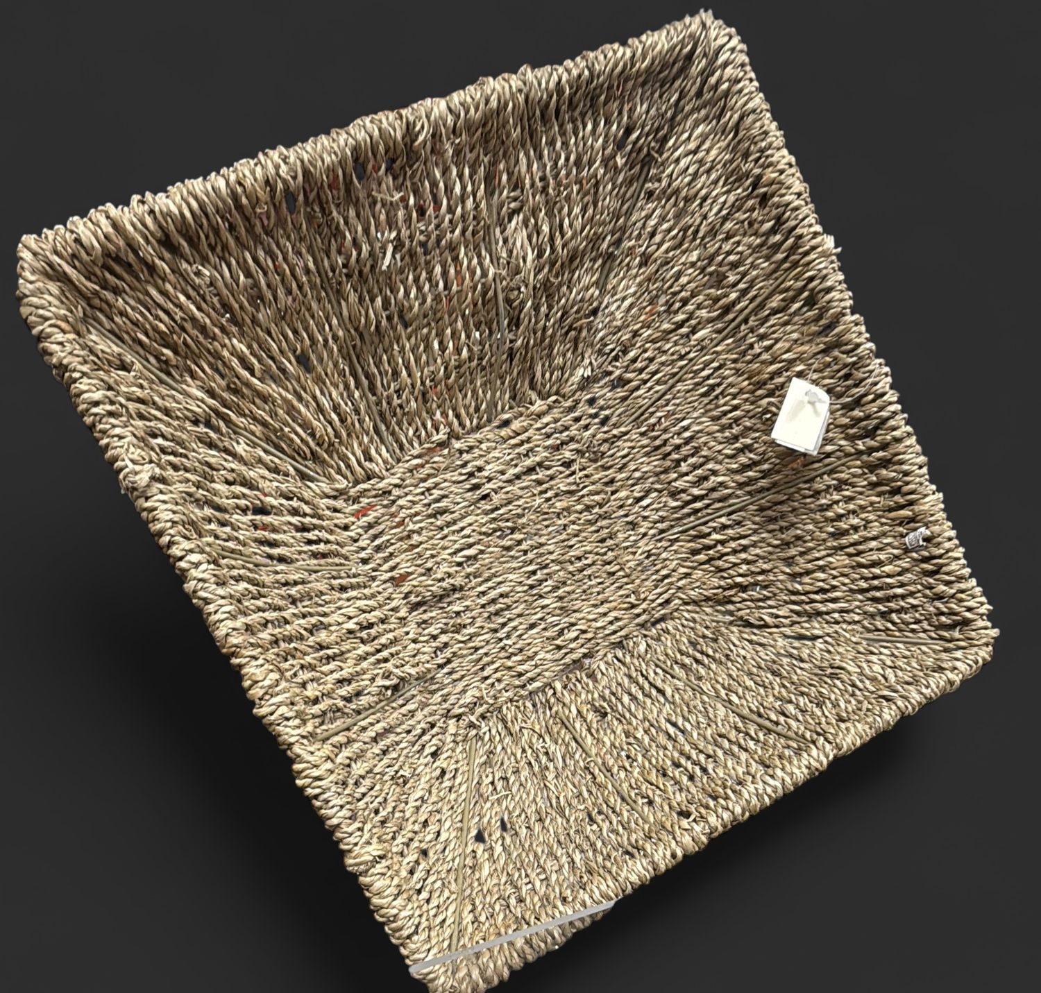 Shallow Seagrass Basket - Square