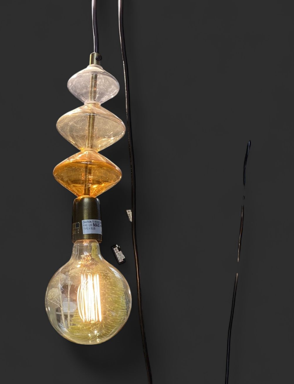 Lamp Hanging Midcentury Pendant