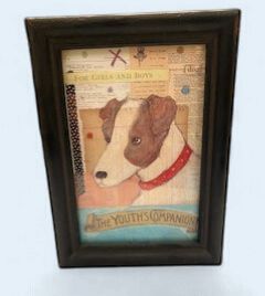 Jack Russel Dog Small Framed Print