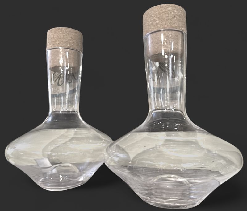 Simple Glass Decanter with Cork