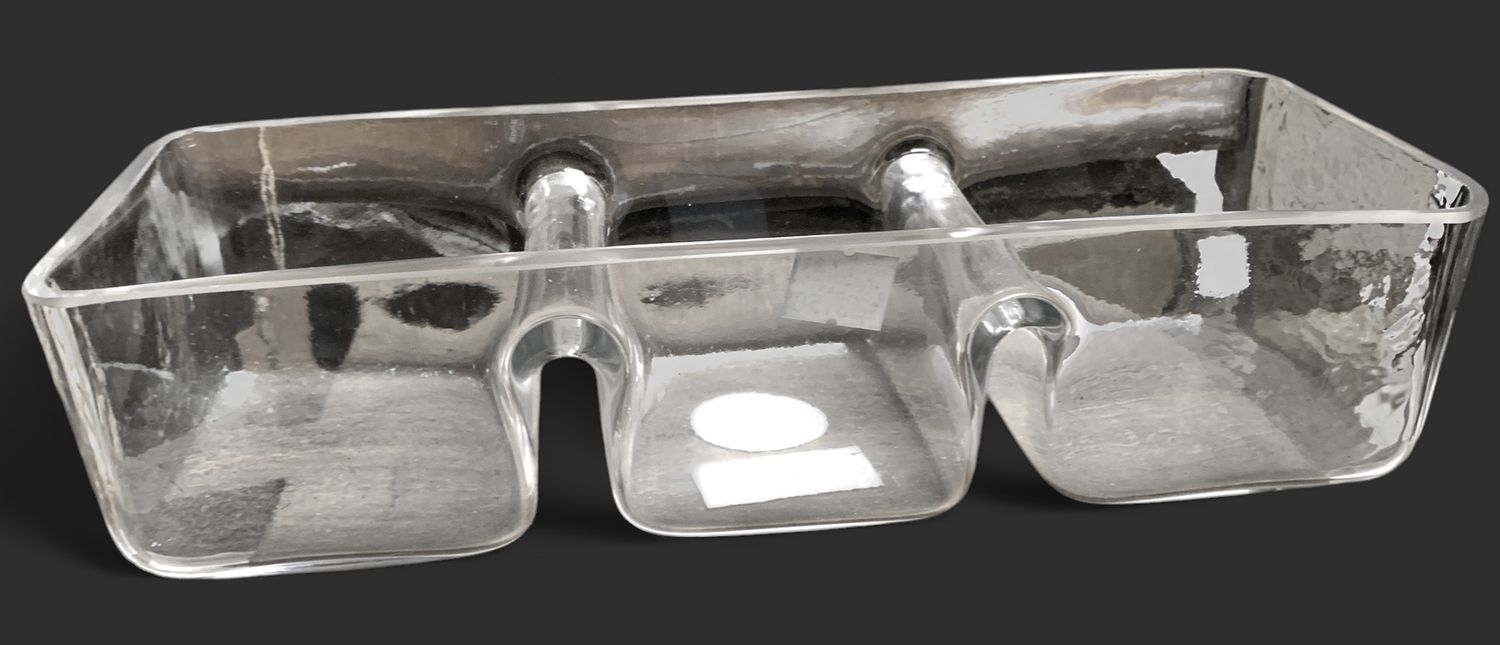 Three Section Clear Tray - Plexi-Glass