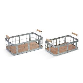 Versatile Wood/Metal Basket
