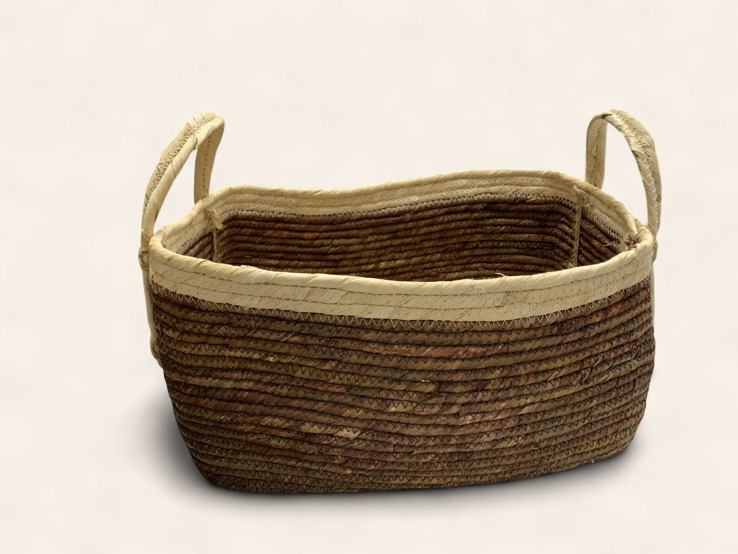 Irregular Shaped Brown Basket