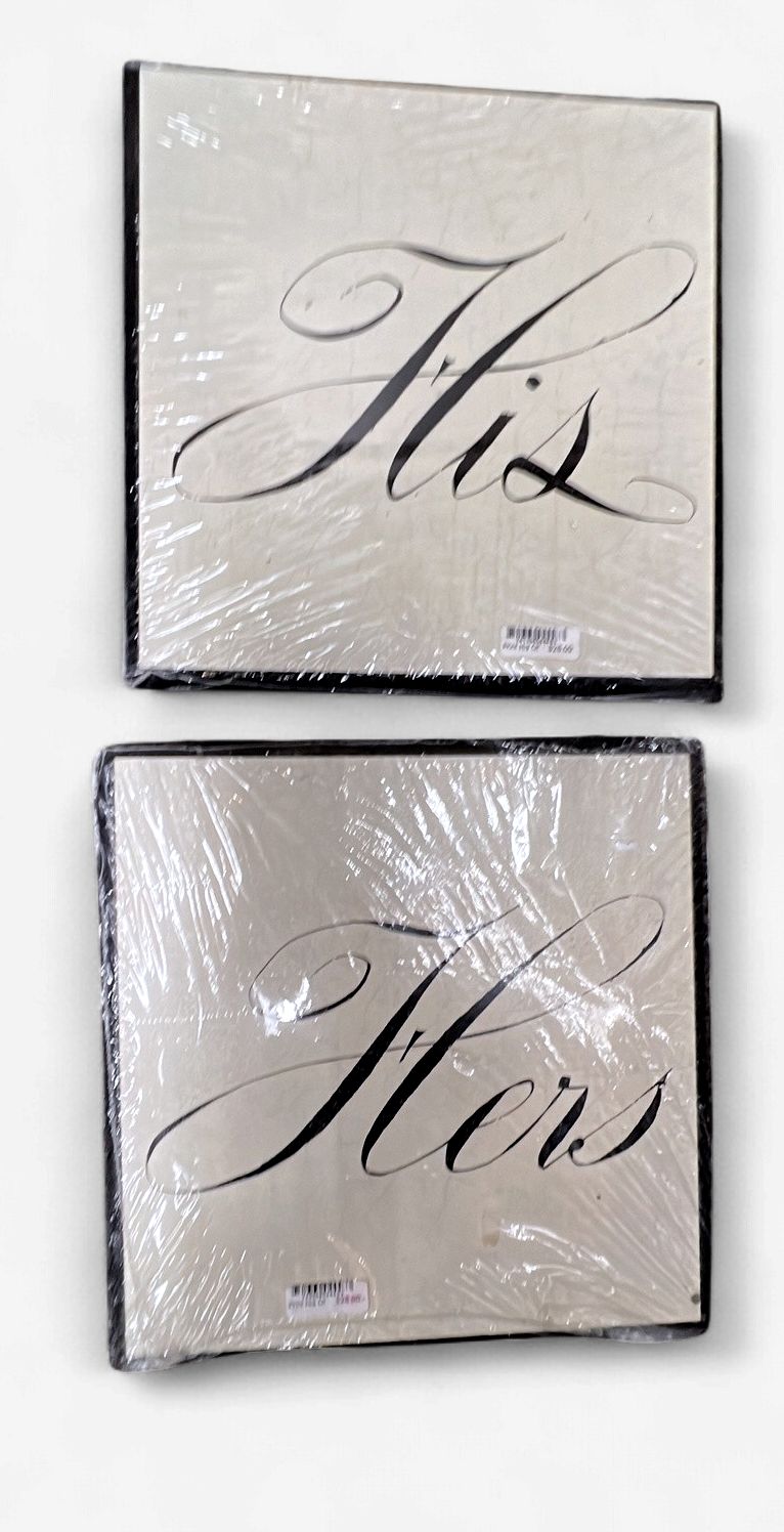 His Or Hers - Bathroom Signs