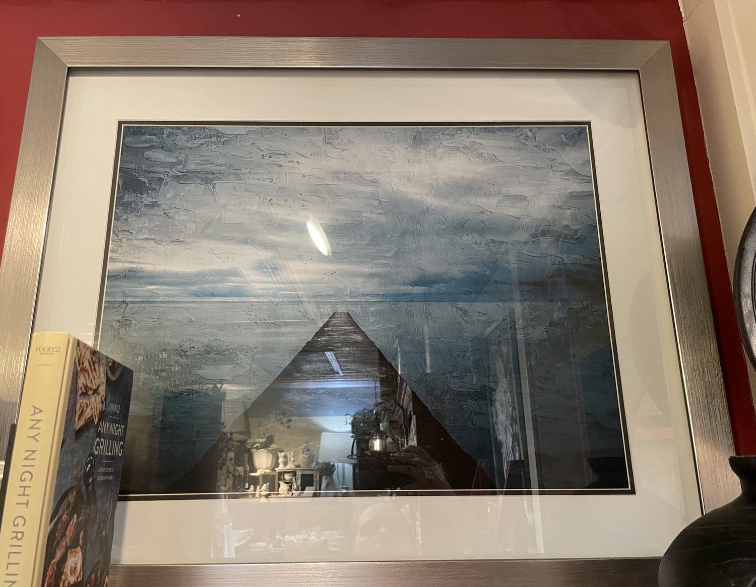 Pier in The Distance Framed Print