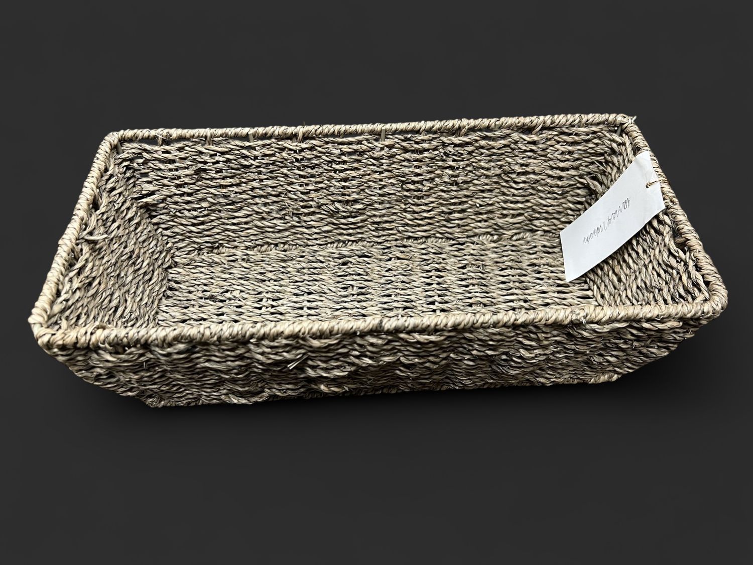 Sturdy Shallow Rectangular Basket