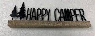 Happy Camper Mantle Sign