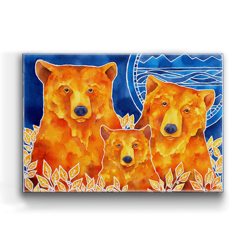 All Joking Aside - Bear Family Box Art by Karen Savory