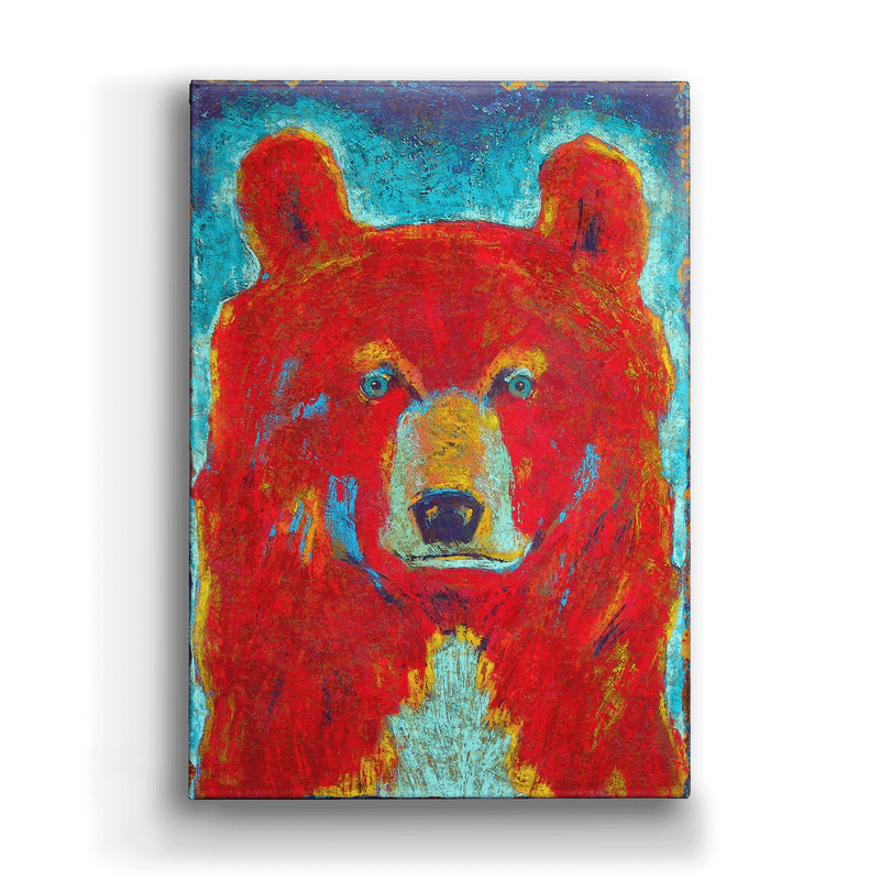Pendleton - Reddish Orange Bear -  Box Art