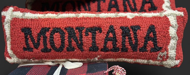 Montana Birch Pillow - Hooked Wool