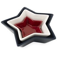 Nesting One Nation One Flag Star dishes Set of three
