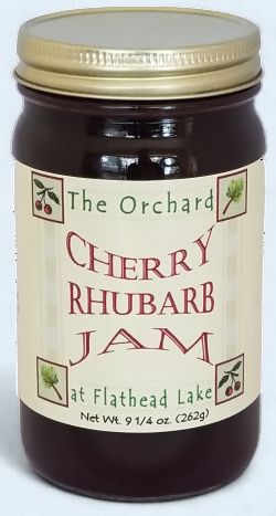 Cherry Rhubarb Jam - Organic
