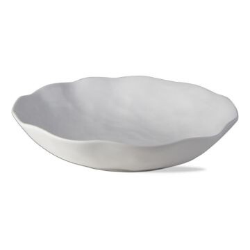 Organic Shaped Serving Bowl - White