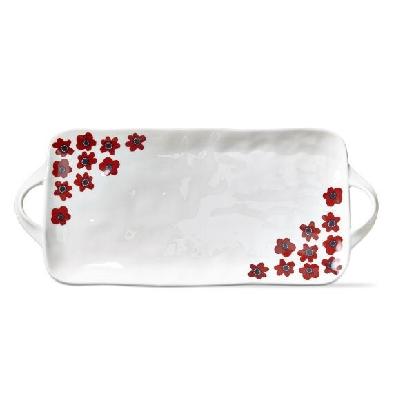 Happy Poppy Rectangular Platter