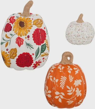 Printed Ceramic Pumpkin