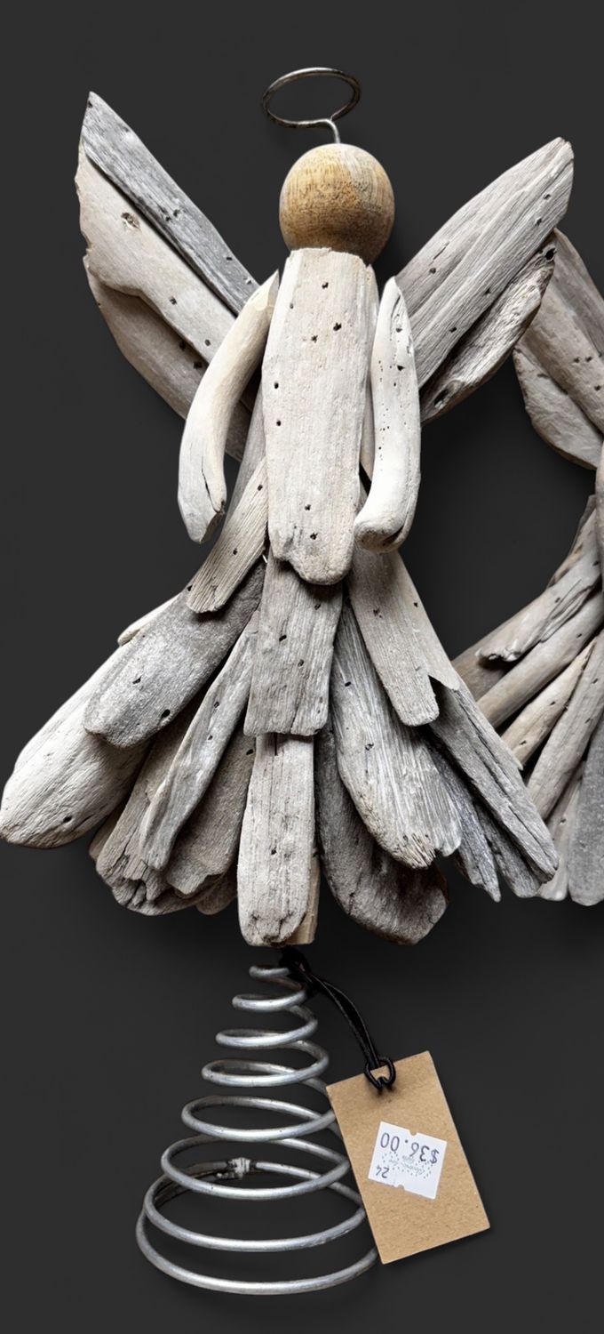 Driftwood Angel Tree Topper