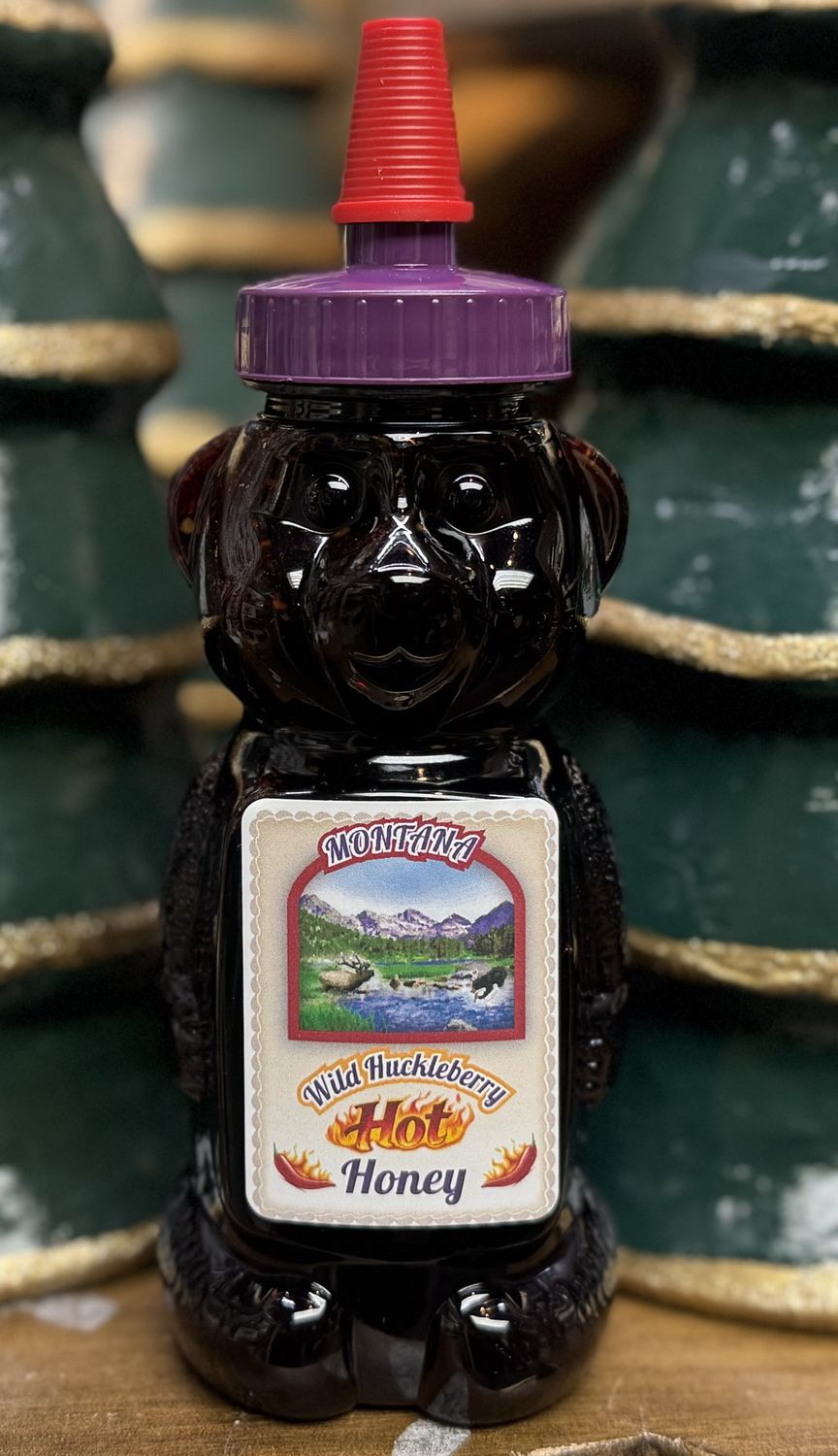 Wild Huckleberry HOT Honey
