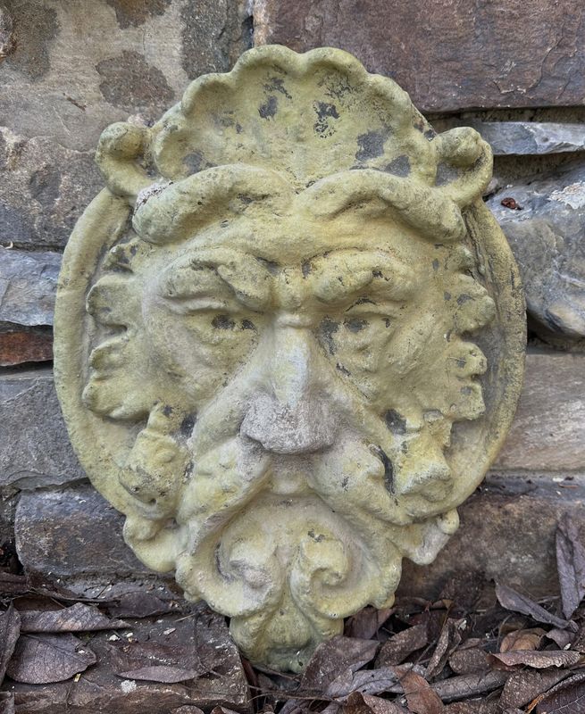 Concrete Plaque - Greek God