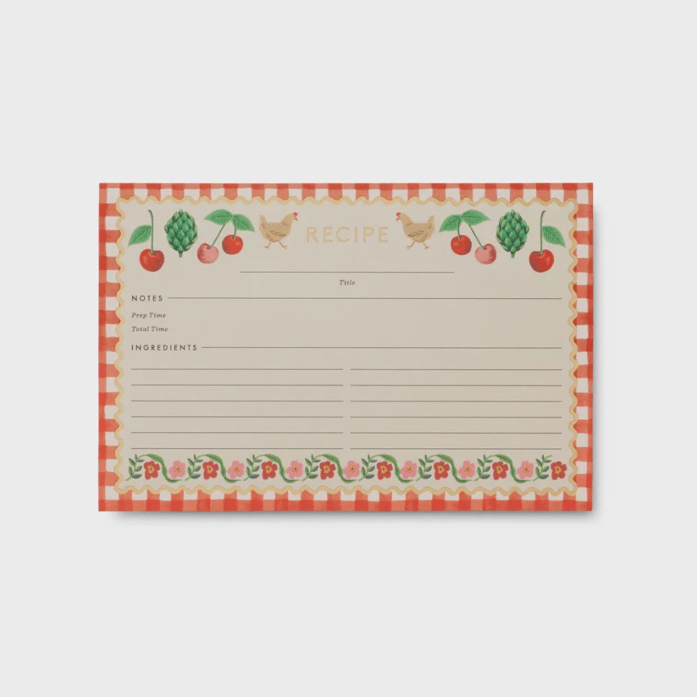 Cherry Farm Recipe Cards