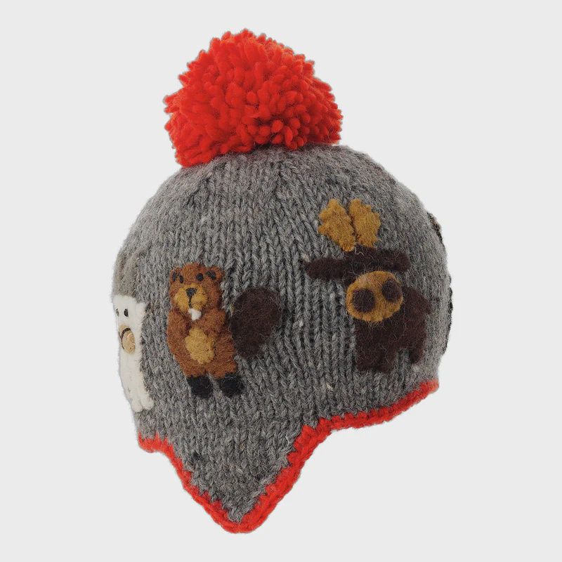 Children's Canuck Hat - Woodland Animals