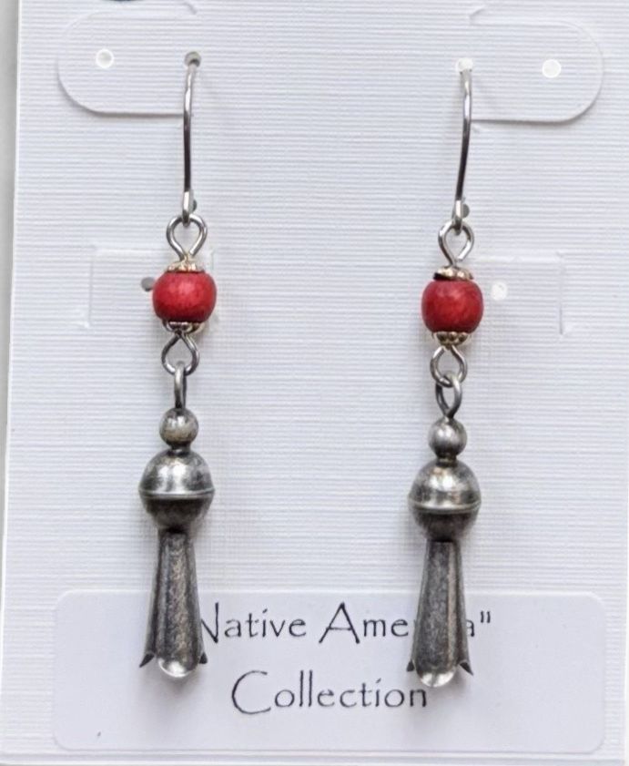 "Squash Blossom" Earrings - Made in Montana