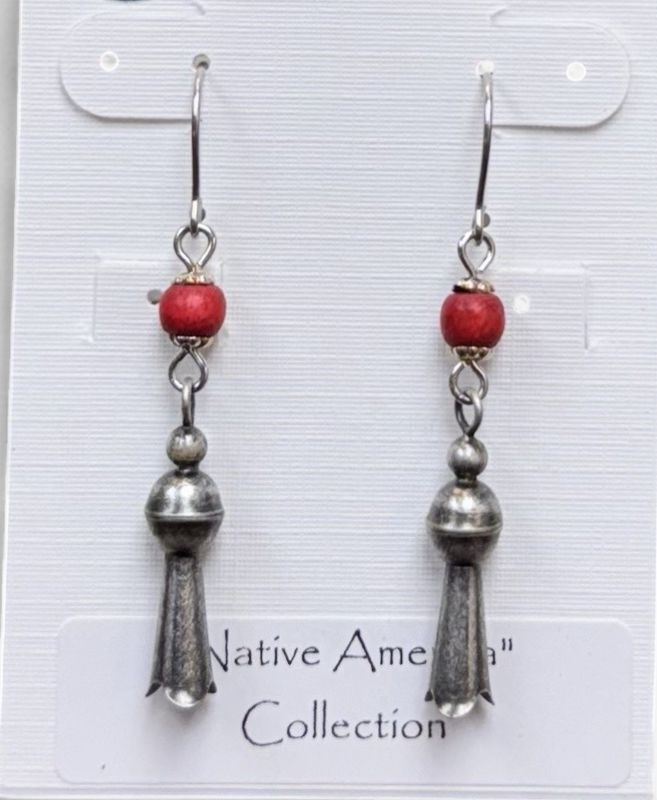 "Squash Blossom" Earrings - Made in Montana