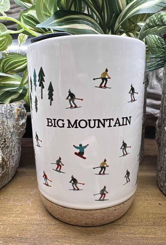 Cork Bottom Tumbler with Lid - Big Mountain
