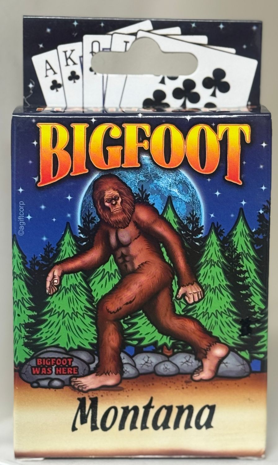 Playing Cards Bigfoot