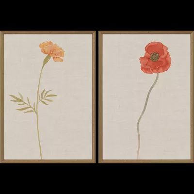 Wild Flourish - Framed Art Giclee Under Glass 2