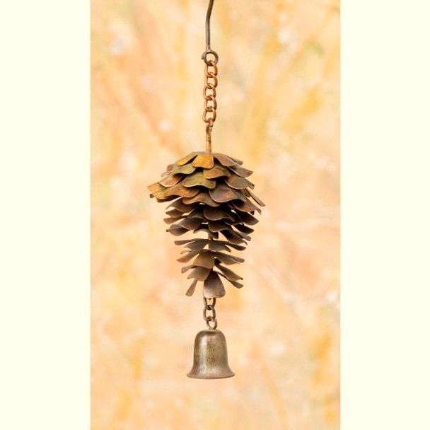 Single Pinecone Bell - Copper